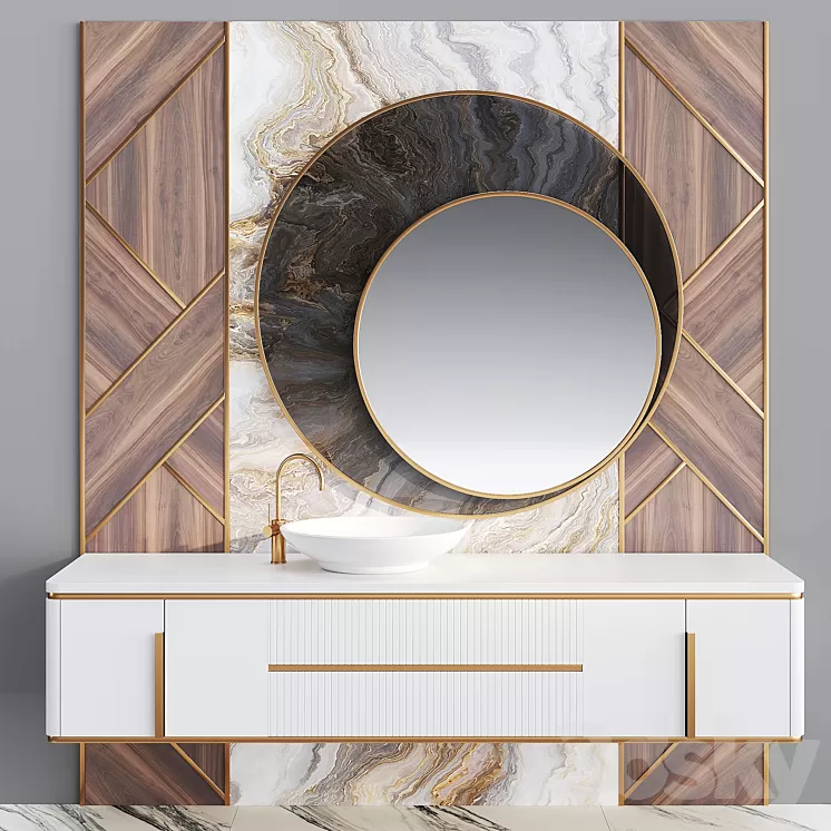 Bathroom Set BS34 3D Model Bathroom Set BS34 3D Model