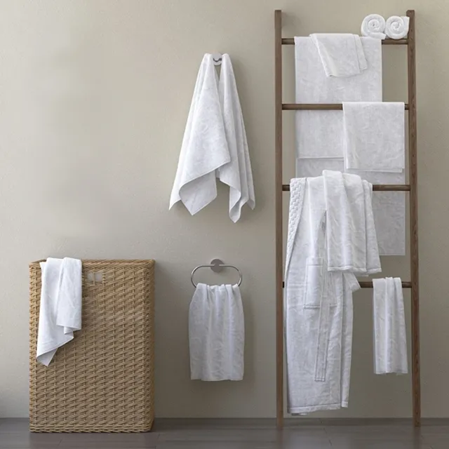 bathroom – Set of towels for the bathroom 30 3D Model