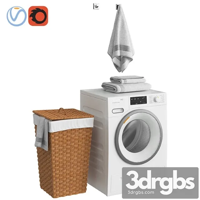 Bathroom Set Part 3 3D Model Download