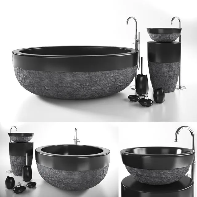 BATHROOM SET VOL 1 3D Model BATHROOM SET VOL 1 3D Model