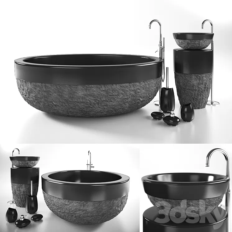 BATHROOM SET VOL 1 3D Model