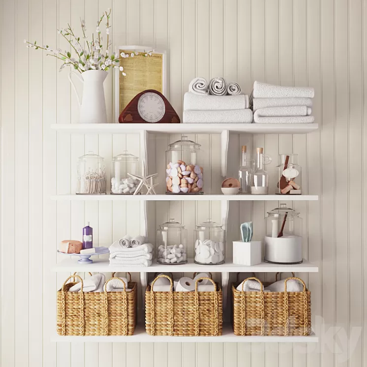 BATHROOM SET_01 3D Model