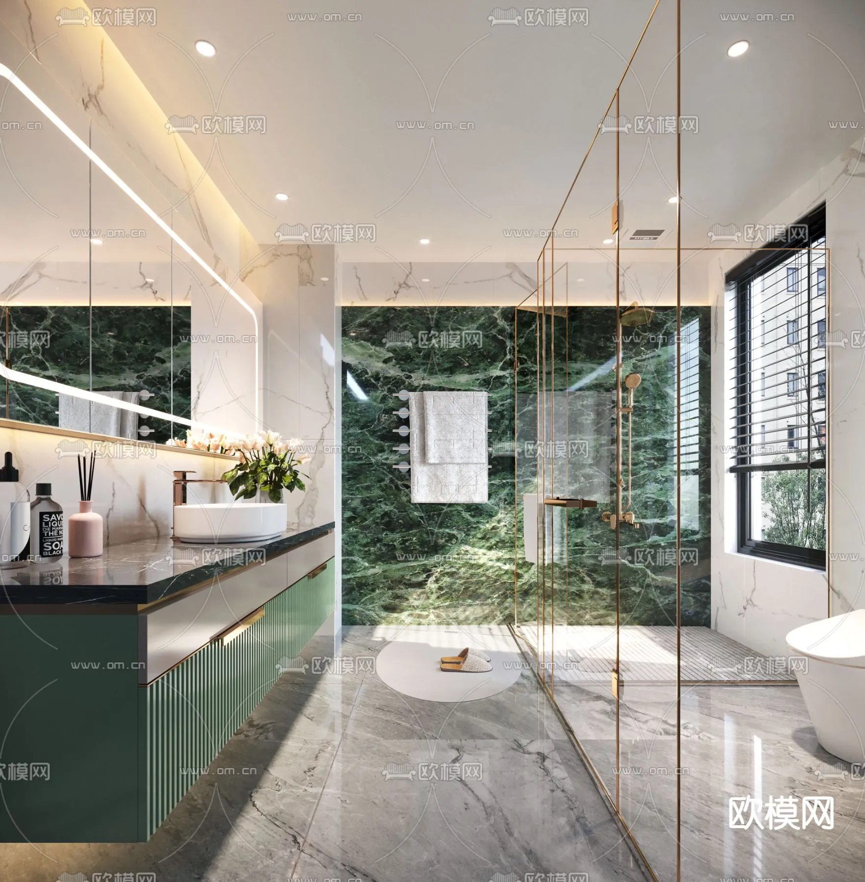 BATHROOM SETS – CORONA – 3D MODEL – 2171 BATHROOM SETS – CORONA – 3D MODEL – 2171