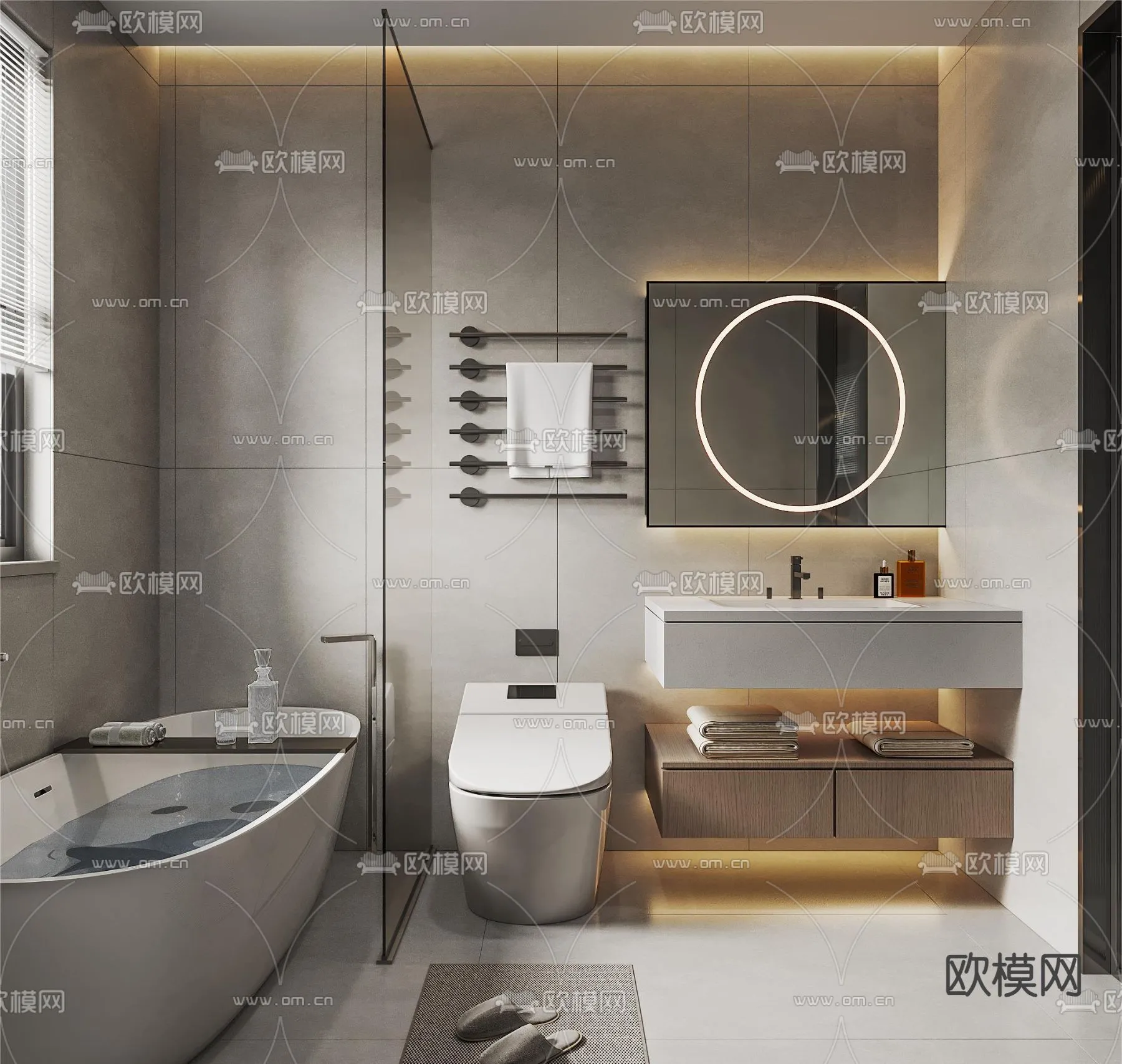 BATHROOM SETS – CORONA – 3D MODEL – 2188 BATHROOM SETS – CORONA – 3D MODEL – 2188