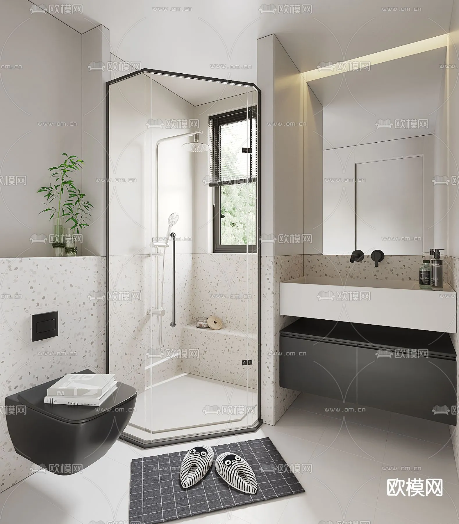 BATHROOM SETS – CORONA – 3D MODEL – 2189 BATHROOM SETS – CORONA – 3D MODEL – 2189