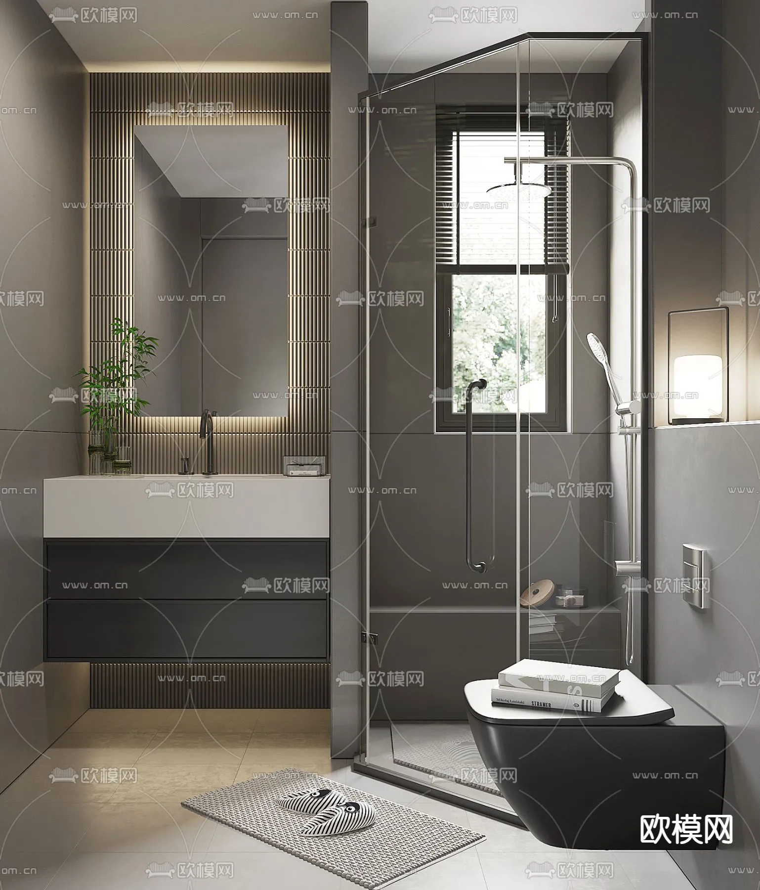 BATHROOM SETS – CORONA – 3D MODEL – 2190 BATHROOM SETS – CORONA – 3D MODEL – 2190