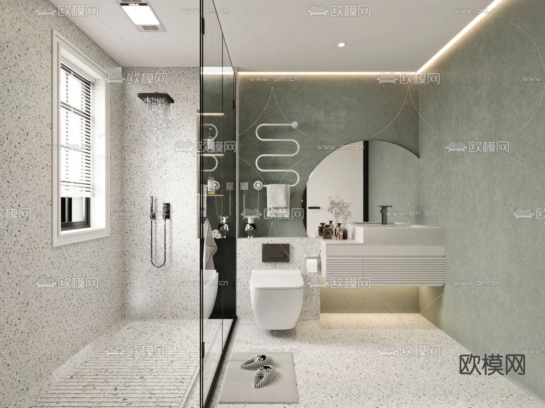 BATHROOM SETS – CORONA – 3D MODEL – 2197 BATHROOM SETS – CORONA – 3D MODEL – 2197