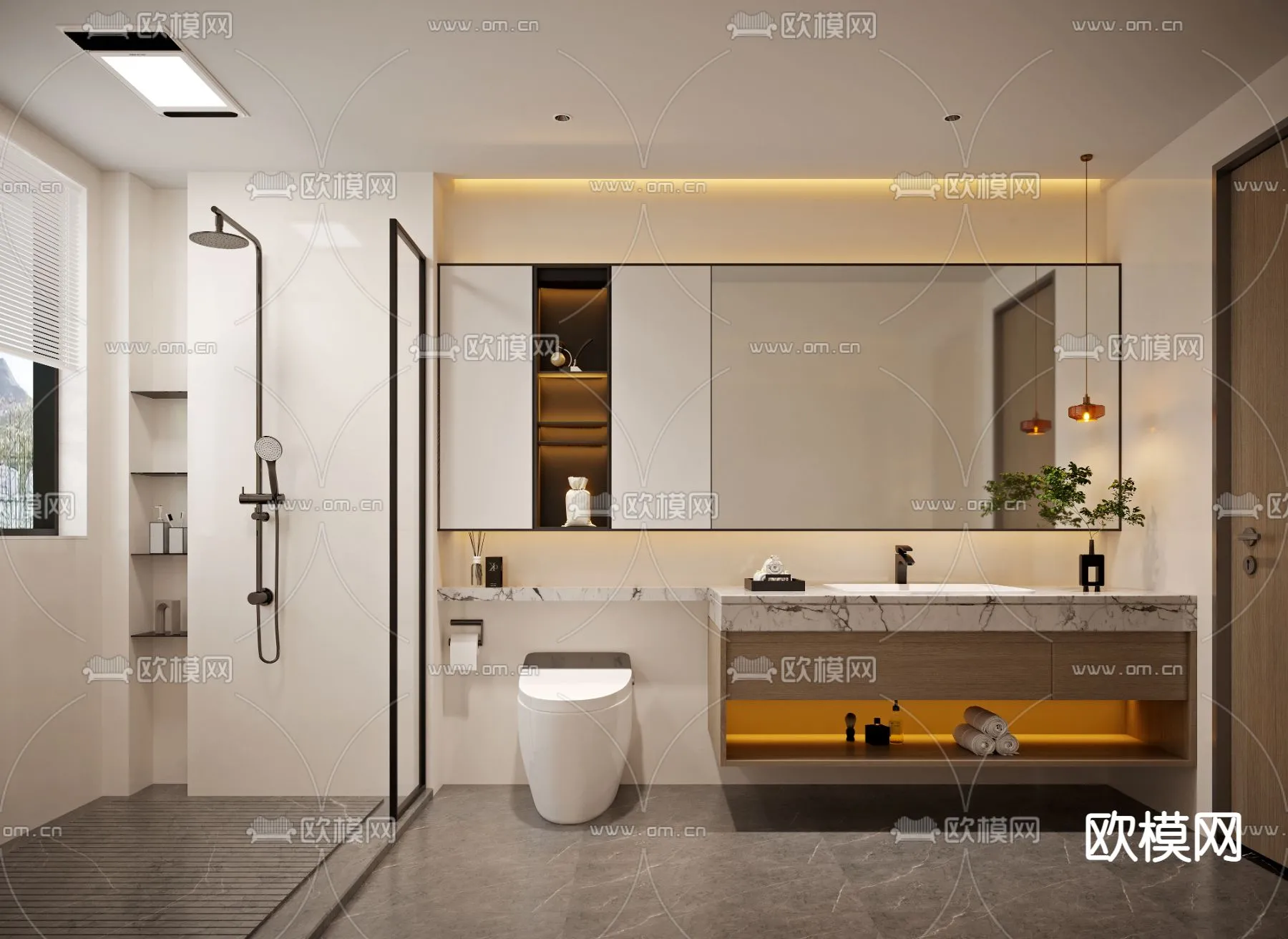 BATHROOM SETS – CORONA – 3D MODEL – 2210 BATHROOM SETS – CORONA – 3D MODEL – 2210