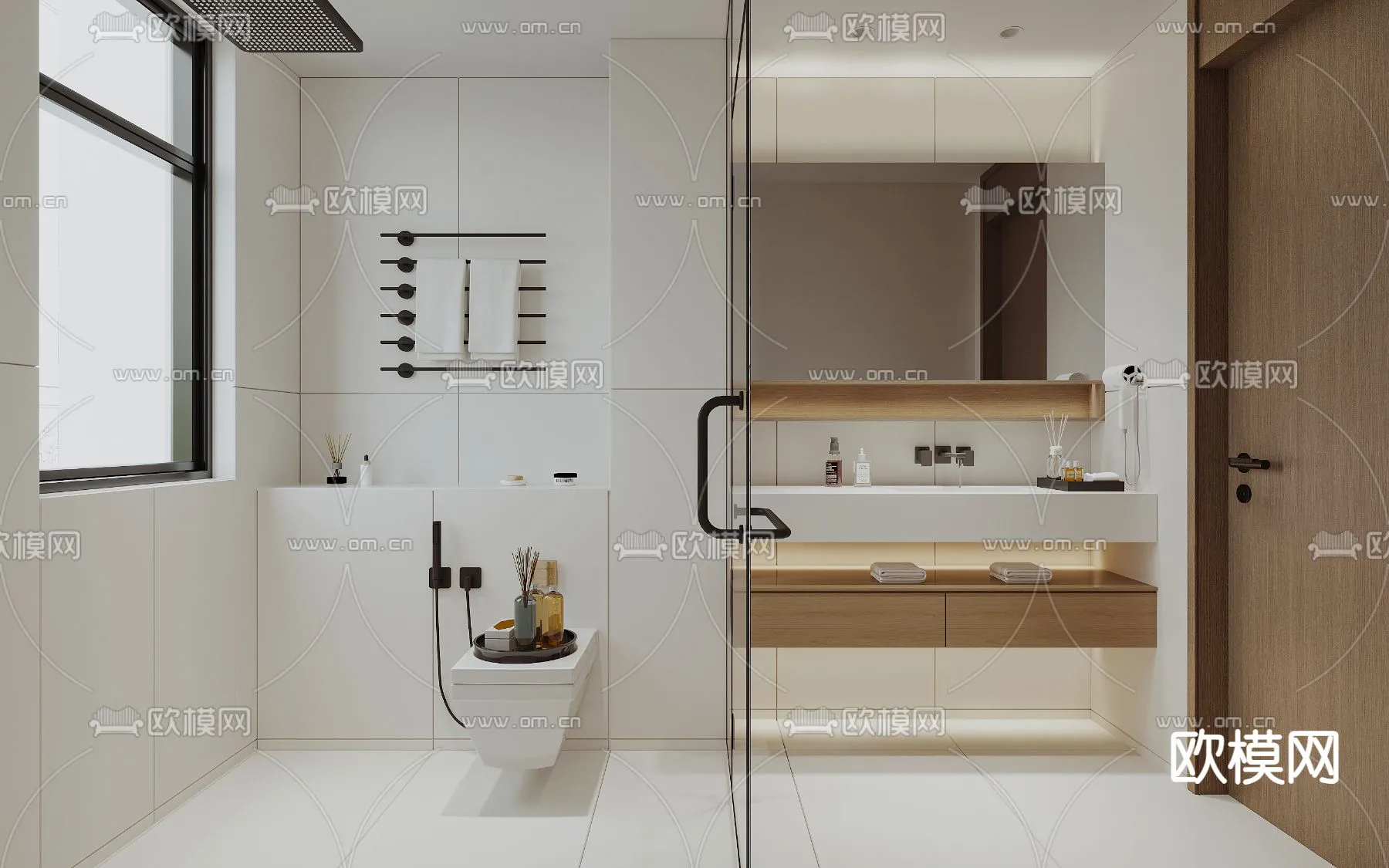 BATHROOM SETS – CORONA – 3D MODEL – 2251 BATHROOM SETS – CORONA – 3D MODEL – 2251