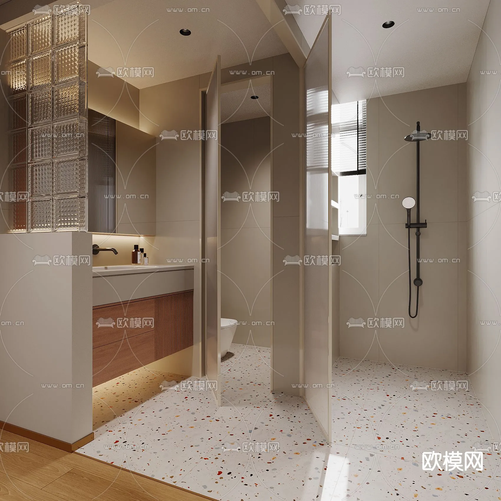 BATHROOM SETS – CORONA – 3D MODEL – 2256 BATHROOM SETS – CORONA – 3D MODEL – 2256