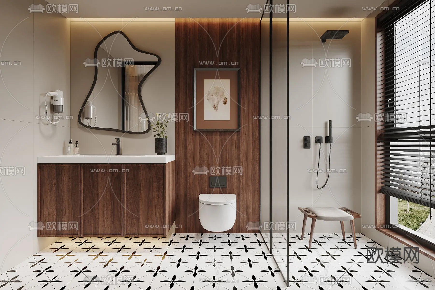BATHROOM SETS – CORONA – 3D MODEL – 2268 BATHROOM SETS – CORONA – 3D MODEL – 2268