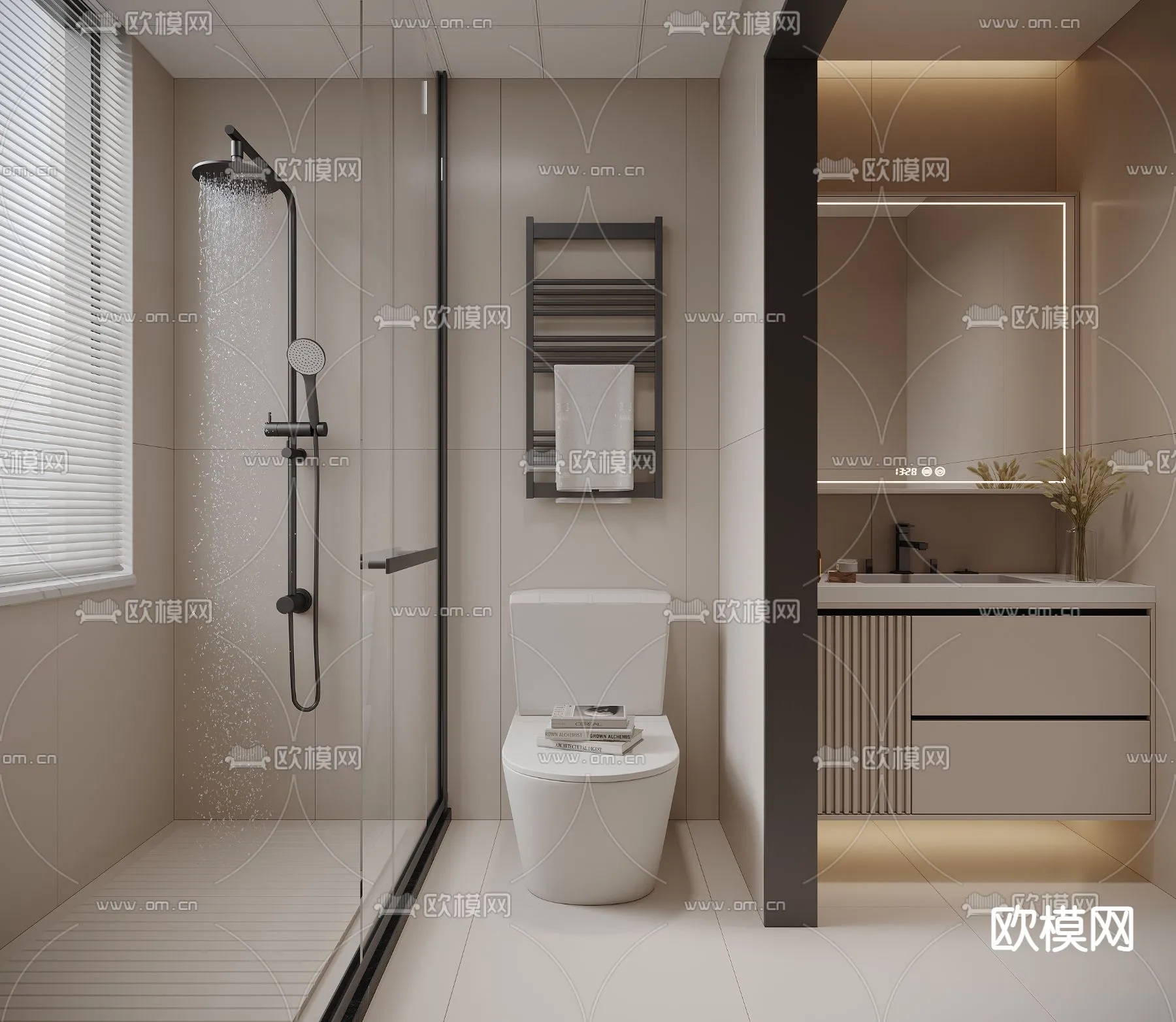 BATHROOM SETS – VRAY / CORONA – 3D MODEL – 2167 BATHROOM SETS – VRAY / CORONA – 3D MODEL – 2167
