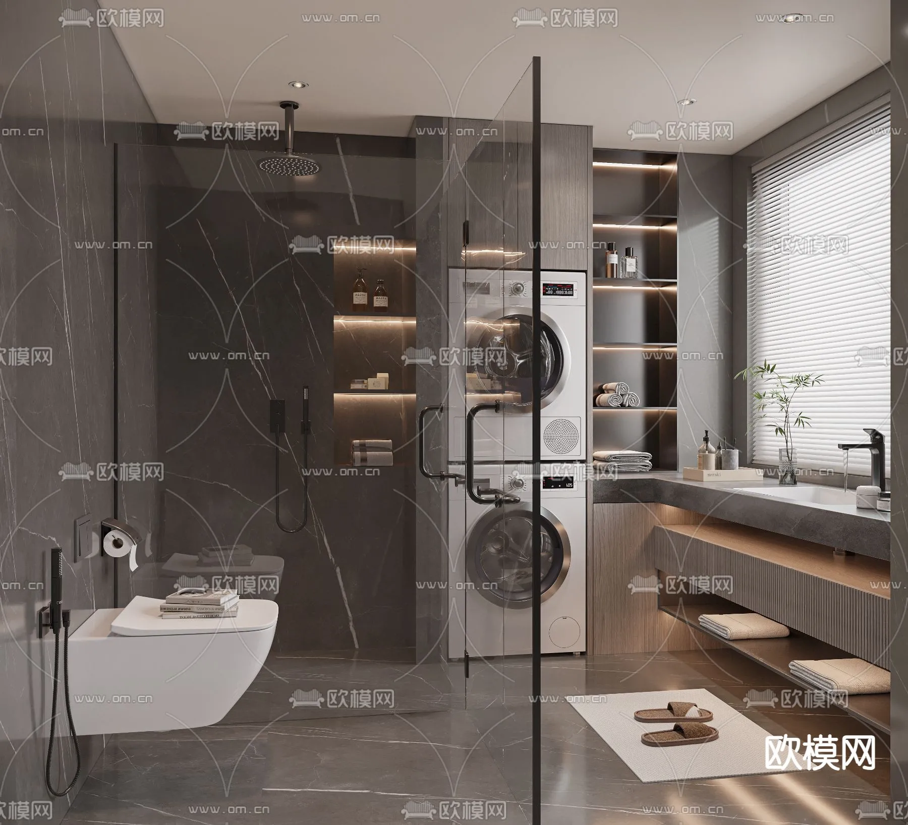 BATHROOM SETS – VRAY / CORONA – 3D MODEL – 2170 BATHROOM SETS – VRAY / CORONA – 3D MODEL – 2170