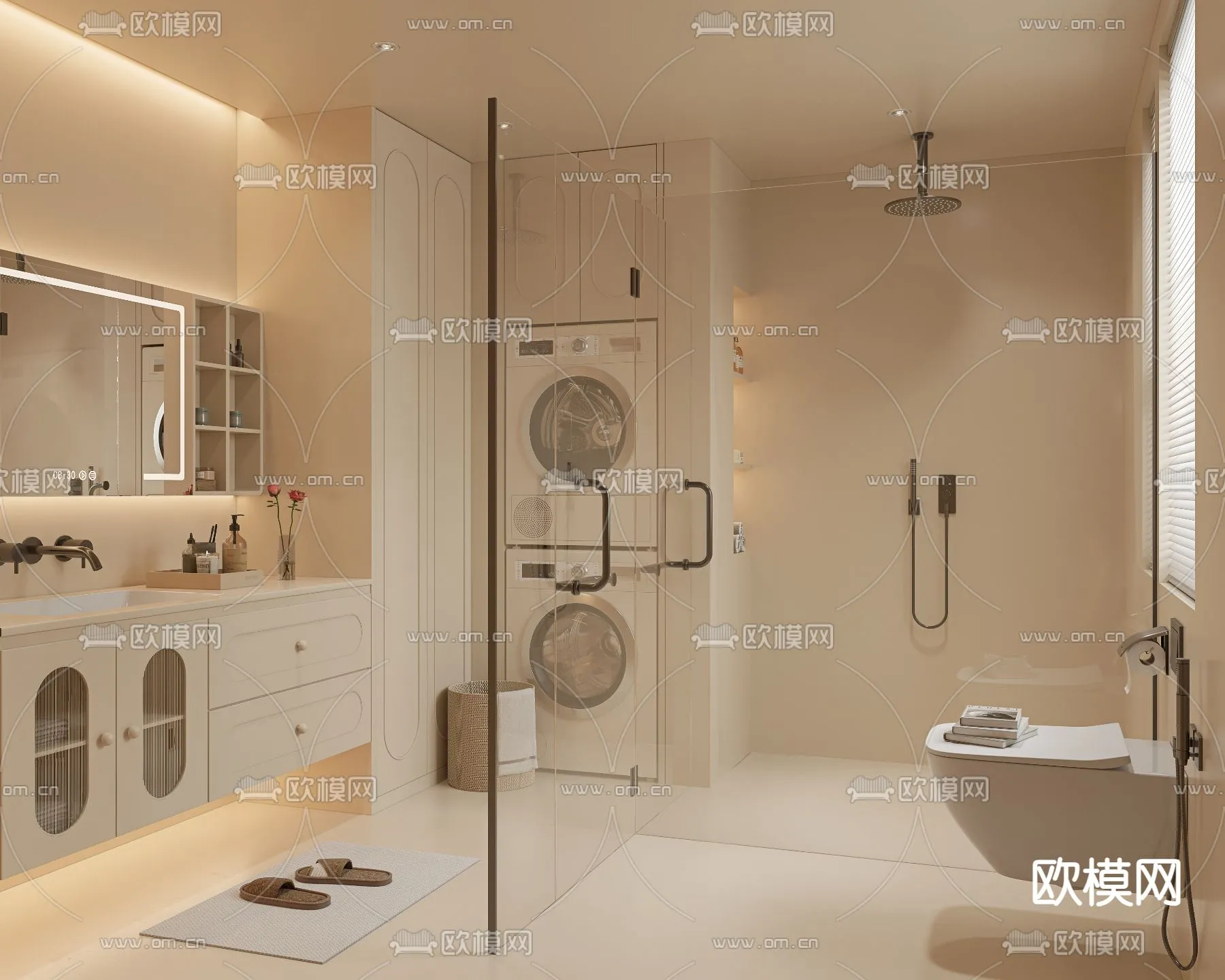 BATHROOM SETS – VRAY / CORONA – 3D MODEL – 2182 BATHROOM SETS – VRAY / CORONA – 3D MODEL – 2182