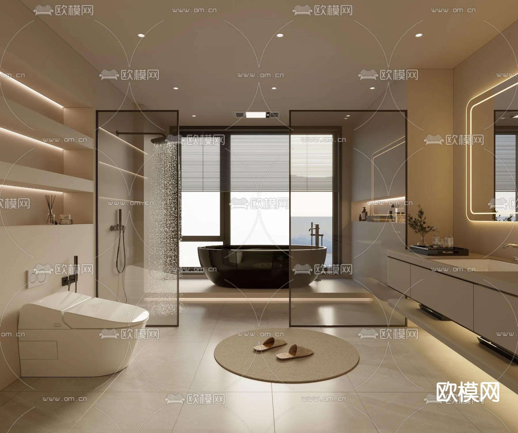 BATHROOM SETS – VRAY / CORONA – 3D MODEL – 2183 BATHROOM SETS – VRAY / CORONA – 3D MODEL – 2183