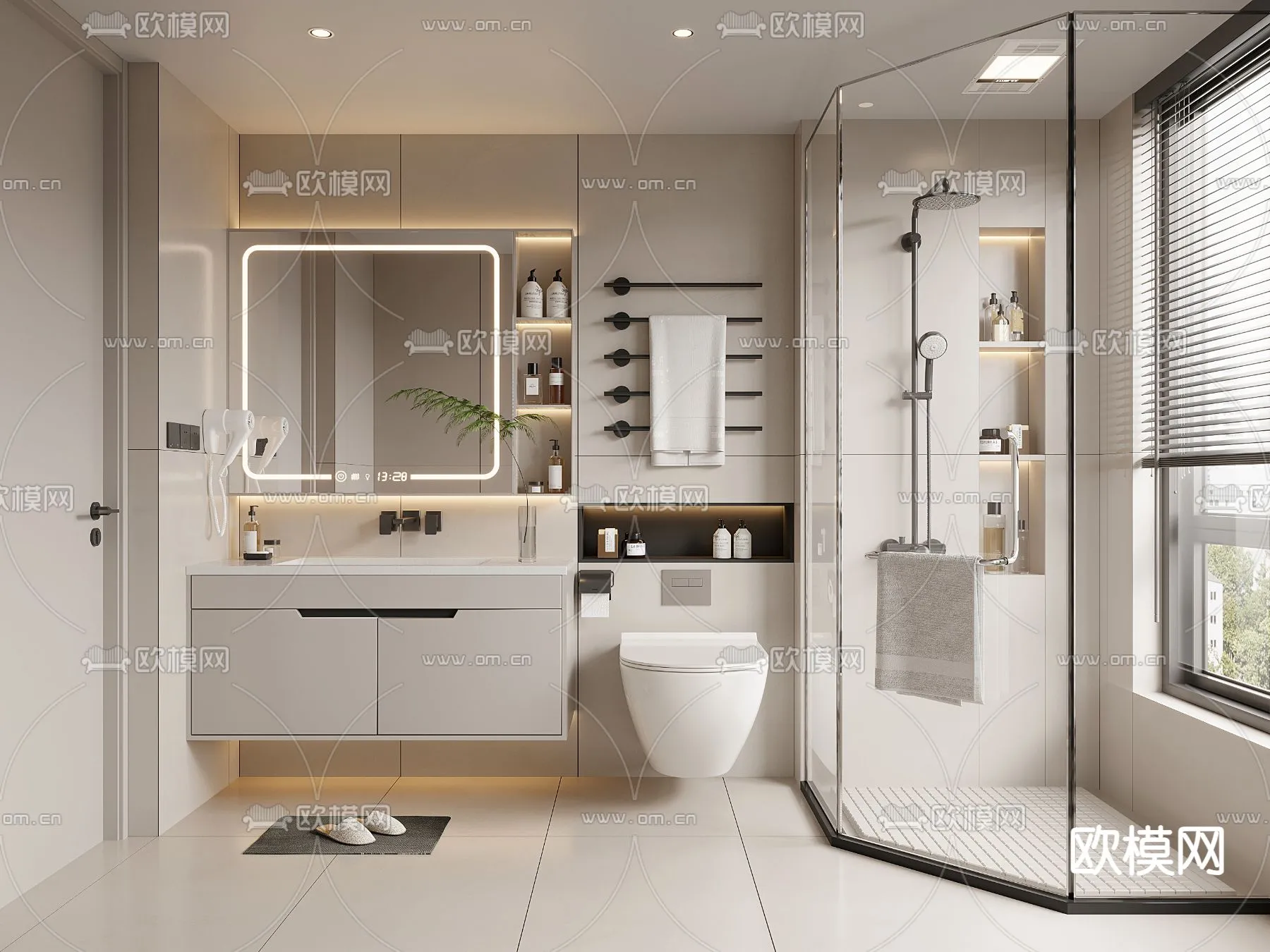 BATHROOM SETS – VRAY / CORONA – 3D MODEL – 2184 BATHROOM SETS – VRAY / CORONA – 3D MODEL – 2184