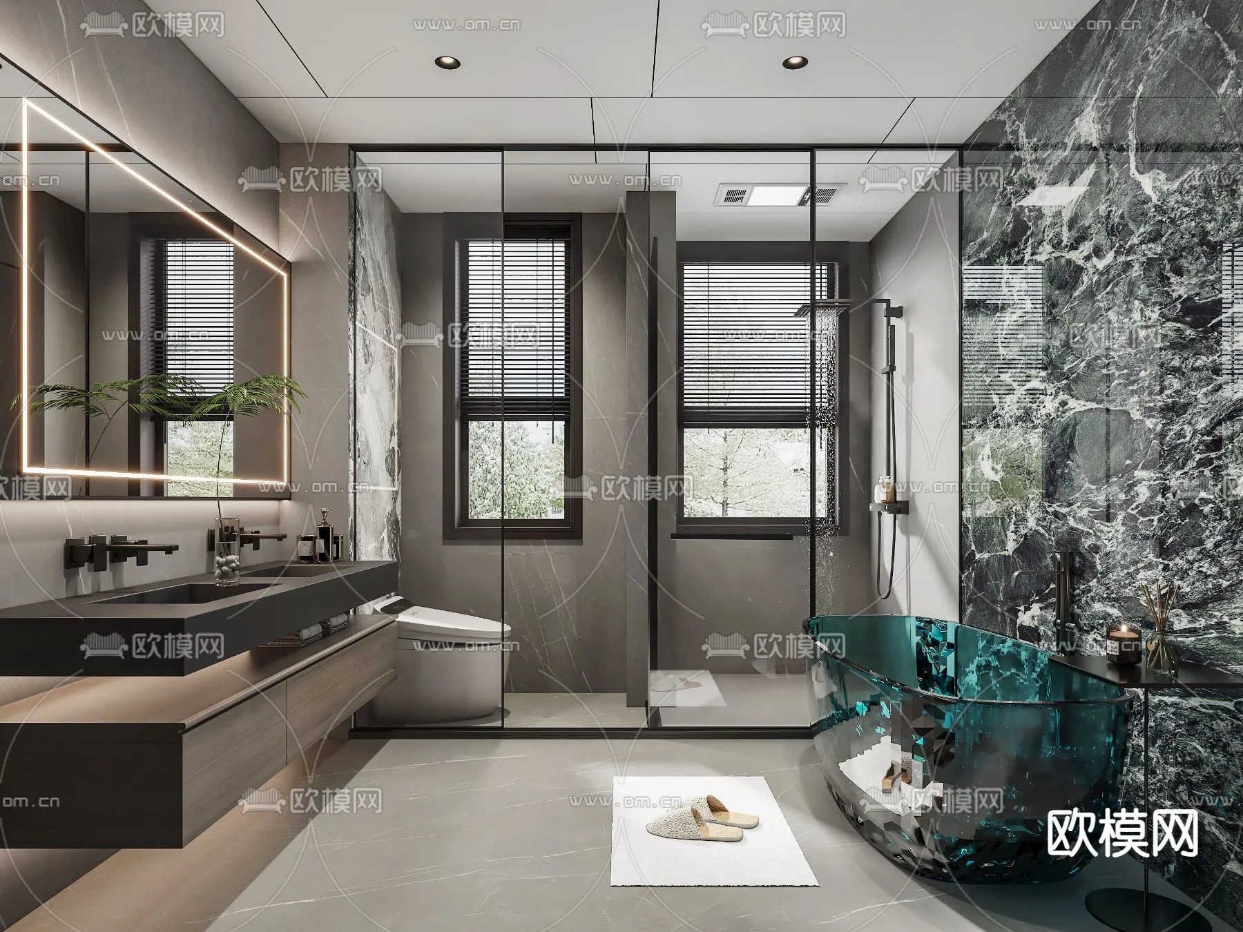 BATHROOM SETS – VRAY / CORONA – 3D MODEL – 2191 BATHROOM SETS – VRAY / CORONA – 3D MODEL – 2191