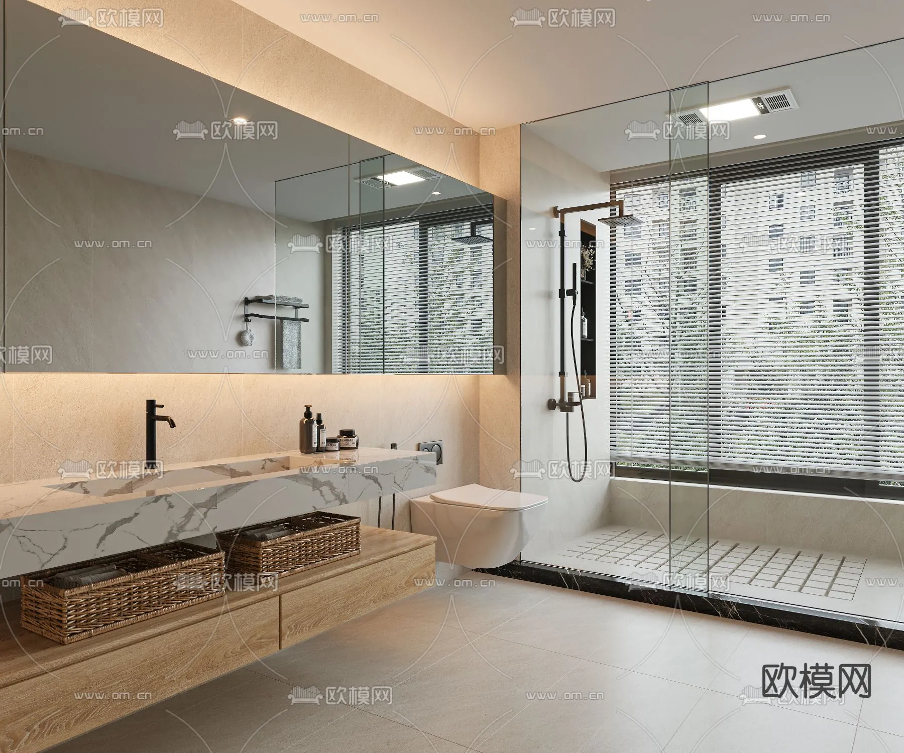 BATHROOM SETS – VRAY / CORONA – 3D MODEL – 2201 BATHROOM SETS – VRAY / CORONA – 3D MODEL – 2201