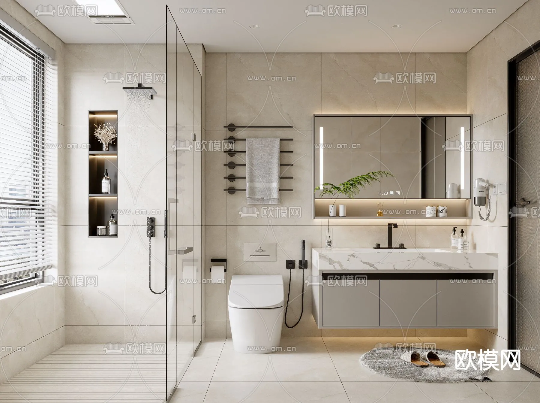 BATHROOM SETS – VRAY / CORONA – 3D MODEL – 2219 BATHROOM SETS – VRAY / CORONA – 3D MODEL – 2219