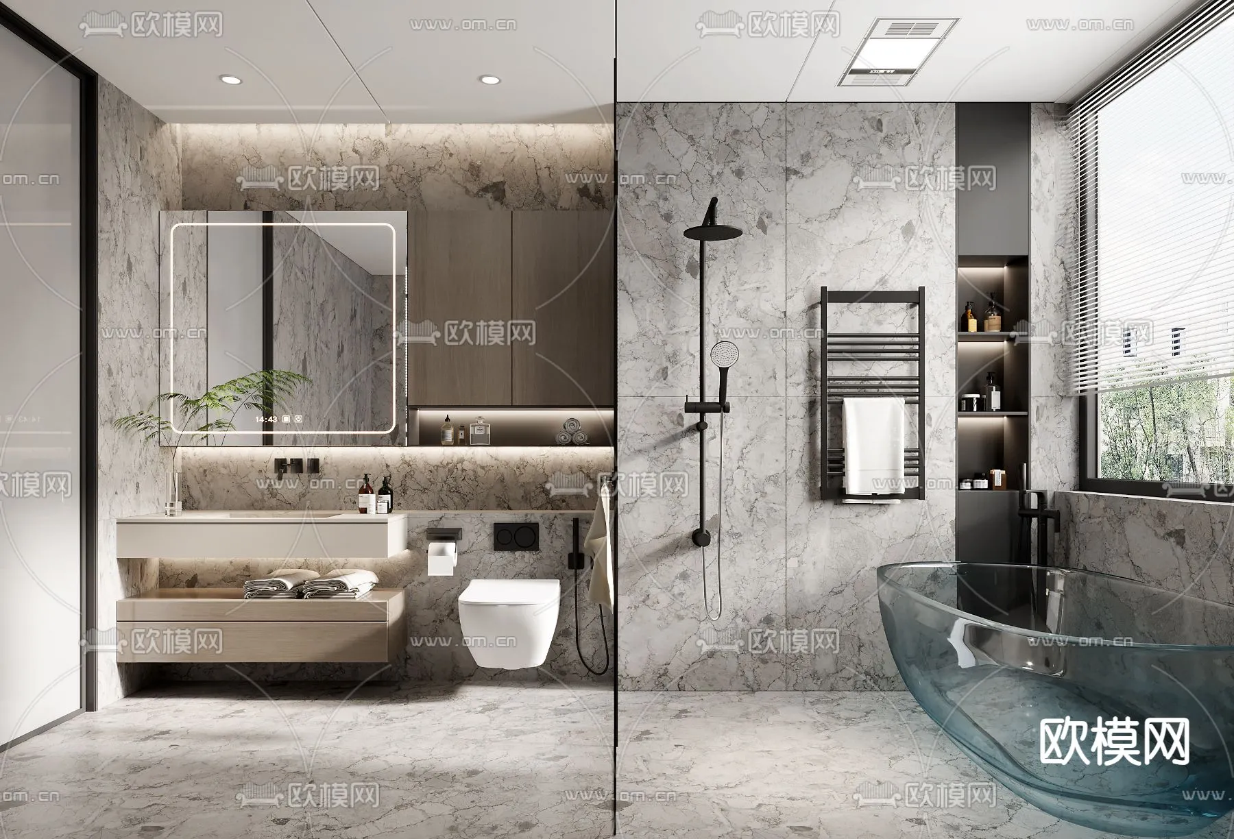 BATHROOM SETS – VRAY / CORONA – 3D MODEL – 2223 BATHROOM SETS – VRAY / CORONA – 3D MODEL – 2223