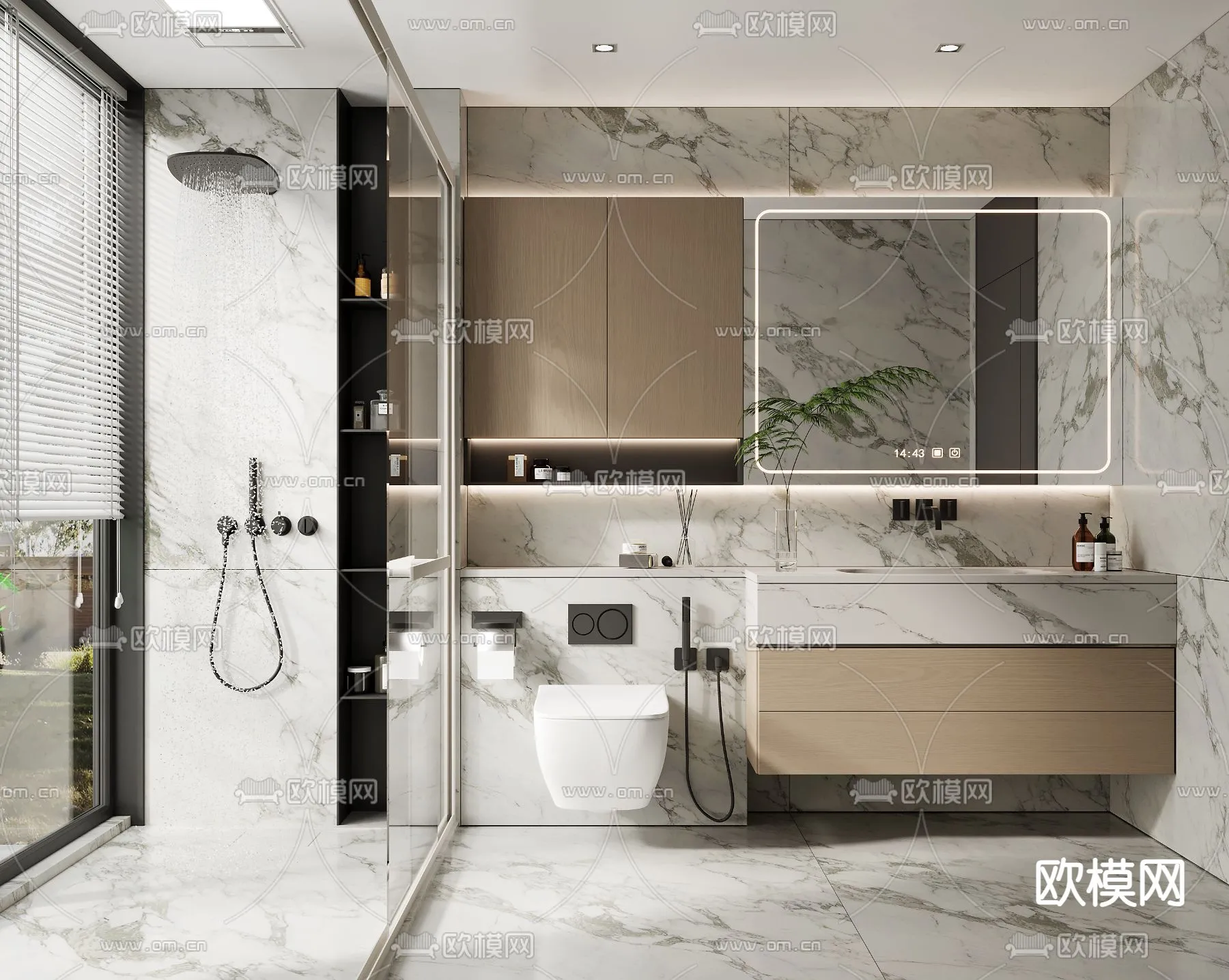 BATHROOM SETS – VRAY / CORONA – 3D MODEL – 2224 BATHROOM SETS – VRAY / CORONA – 3D MODEL – 2224