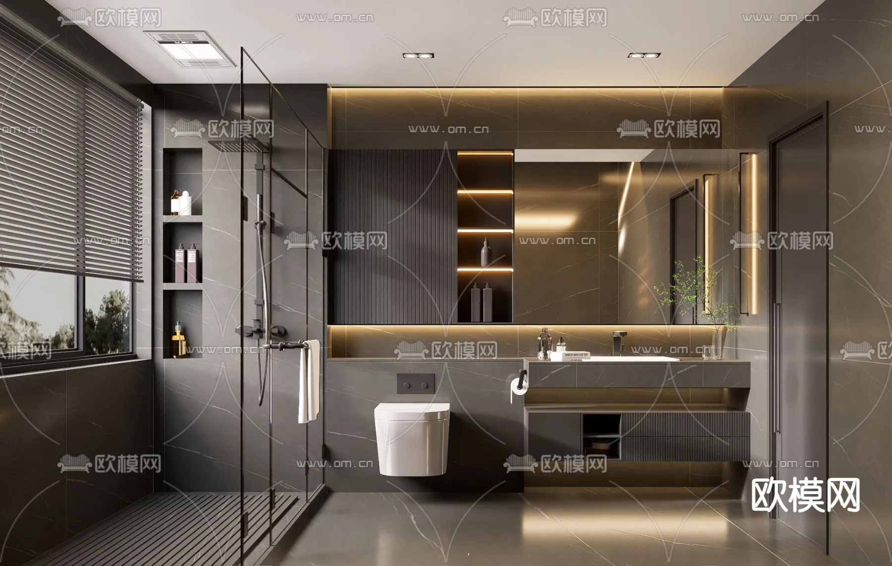 BATHROOM SETS – VRAY / CORONA – 3D MODEL – 2228 BATHROOM SETS – VRAY / CORONA – 3D MODEL – 2228