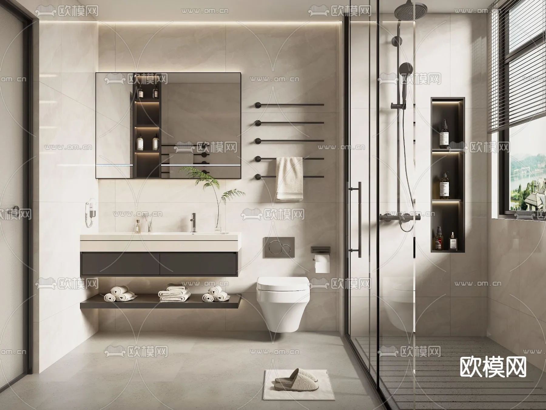 BATHROOM SETS – VRAY / CORONA – 3D MODEL – 2229 BATHROOM SETS – VRAY / CORONA – 3D MODEL – 2229