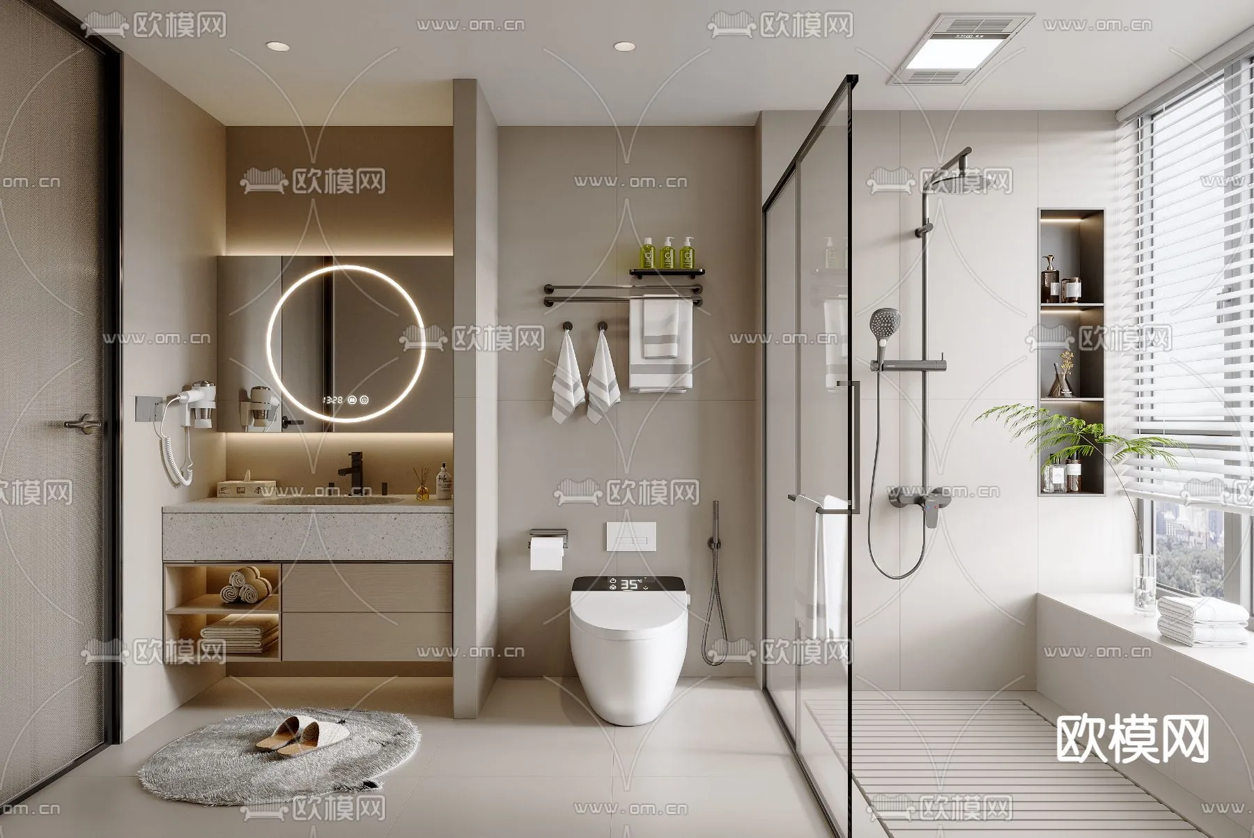 BATHROOM SETS – VRAY / CORONA – 3D MODEL – 2236 BATHROOM SETS – VRAY / CORONA – 3D MODEL – 2236