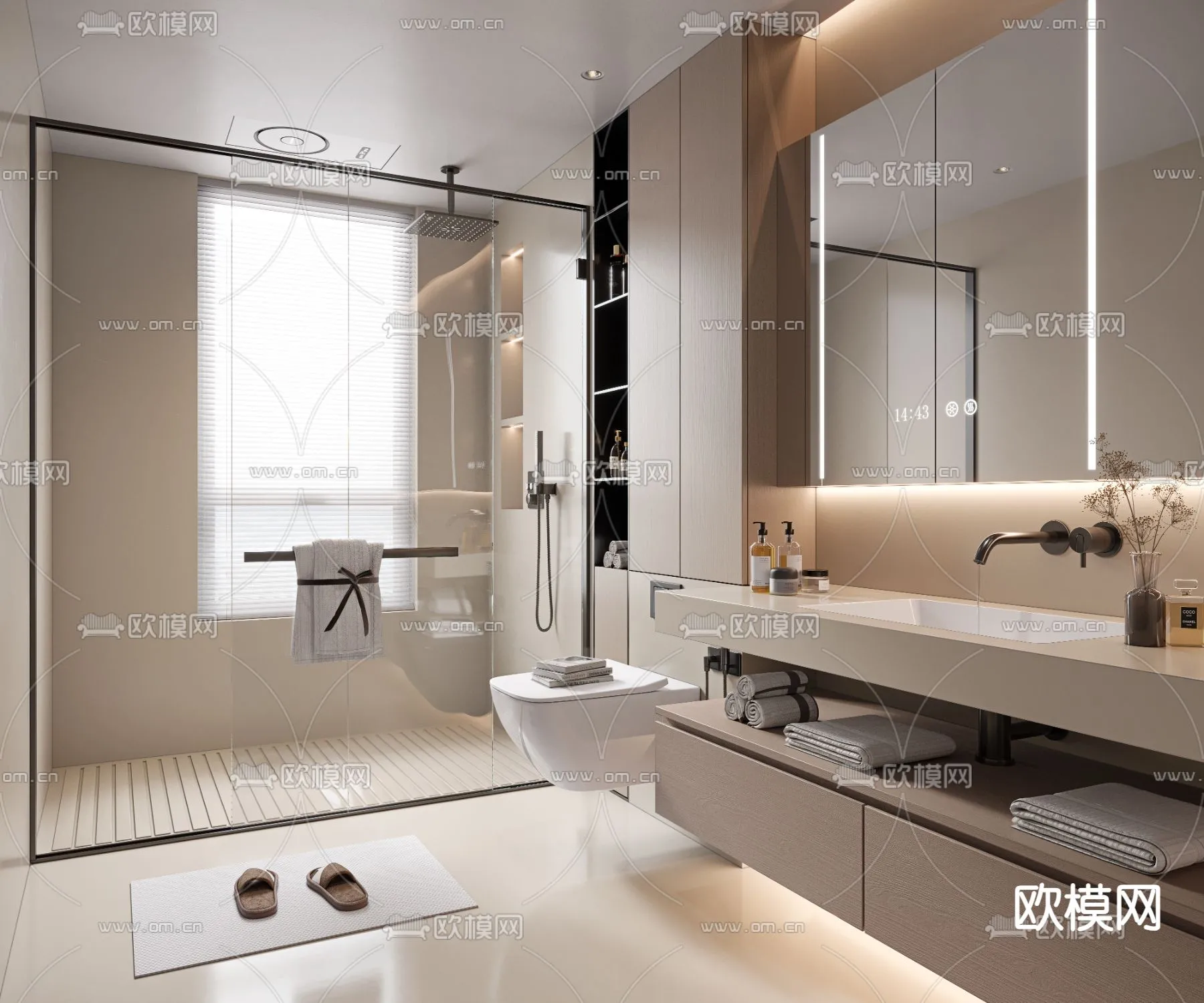 BATHROOM SETS – VRAY / CORONA – 3D MODEL – 2239 BATHROOM SETS – VRAY / CORONA – 3D MODEL – 2239