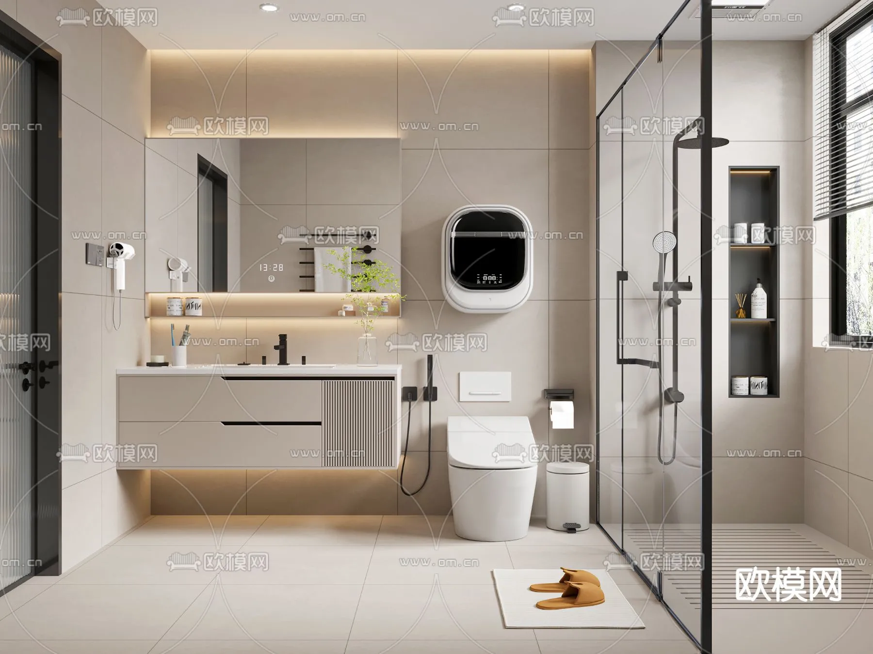 BATHROOM SETS – VRAY / CORONA – 3D MODEL – 2259 BATHROOM SETS – VRAY / CORONA – 3D MODEL – 2259