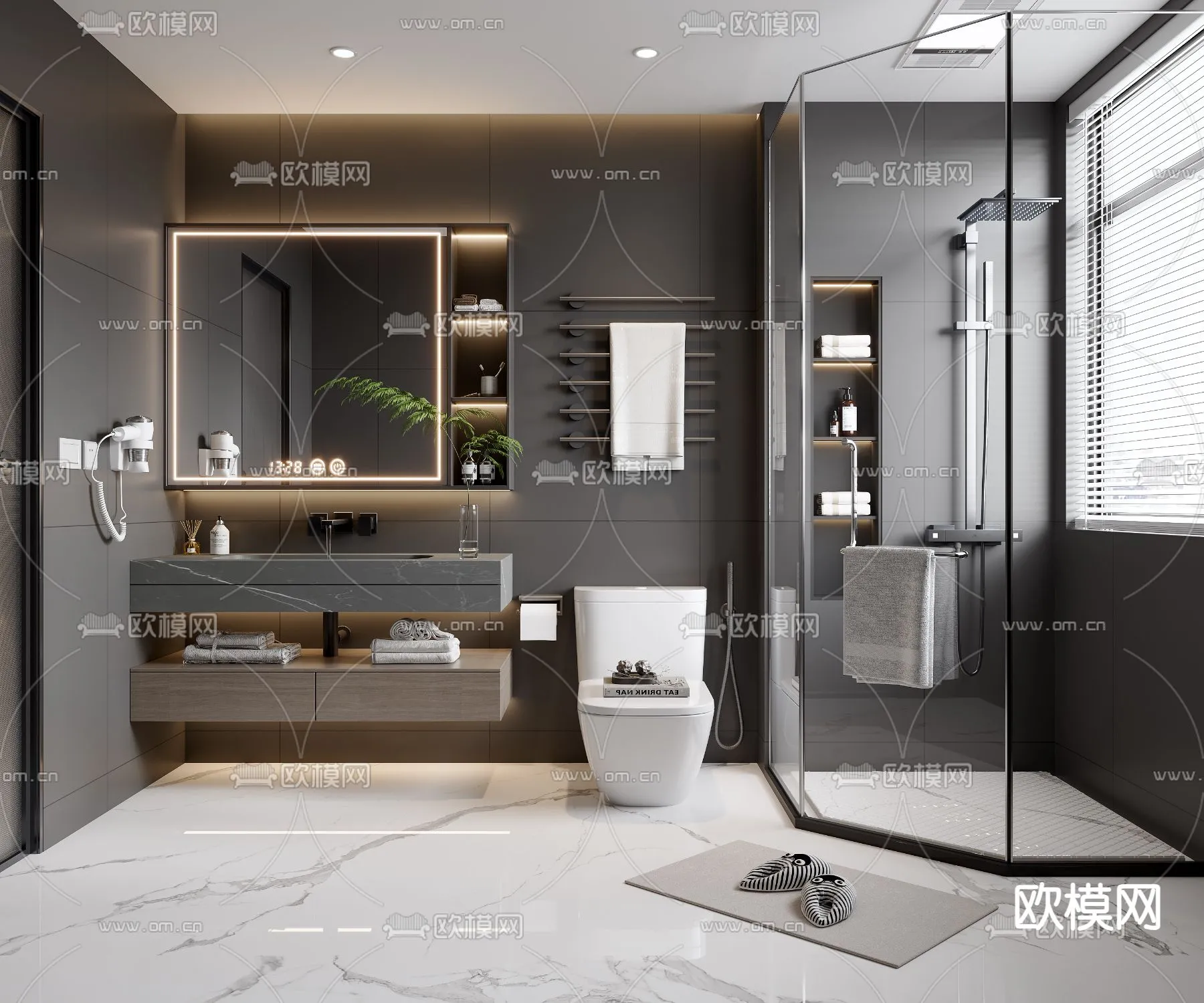 BATHROOM SETS – VRAY / CORONA – 3D MODEL – 2260 BATHROOM SETS – VRAY / CORONA – 3D MODEL – 2260