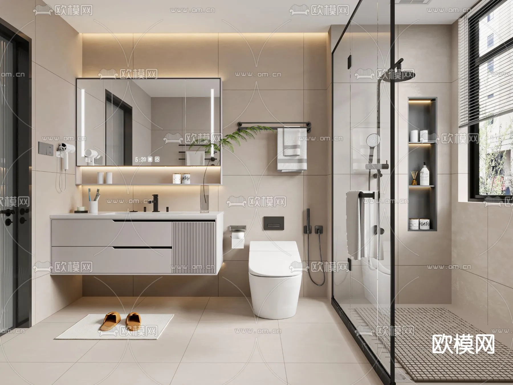 BATHROOM SETS – VRAY / CORONA – 3D MODEL – 2273 BATHROOM SETS – VRAY / CORONA – 3D MODEL – 2273
