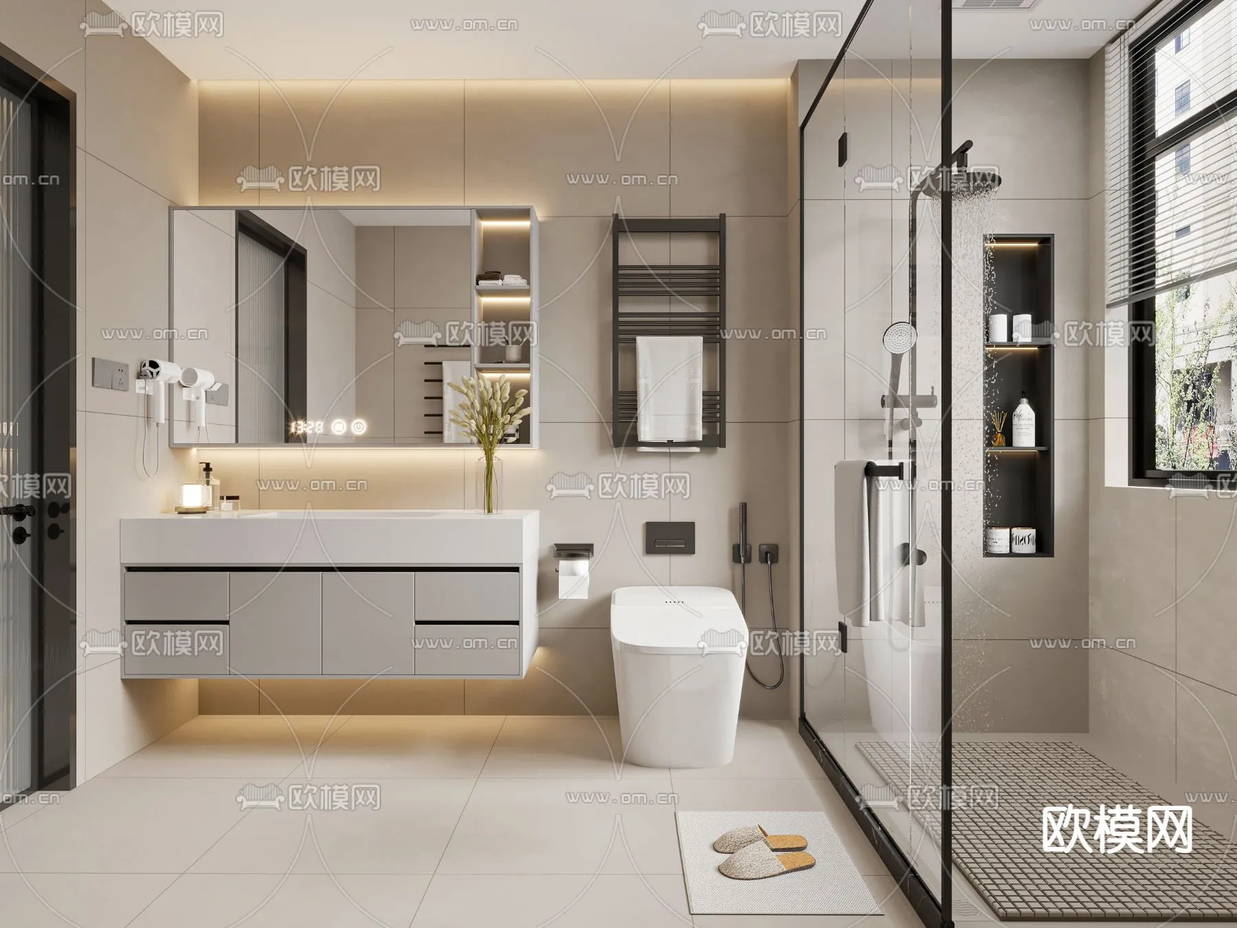 BATHROOM SETS – VRAY / CORONA – 3D MODEL – 2275 BATHROOM SETS – VRAY / CORONA – 3D MODEL – 2275