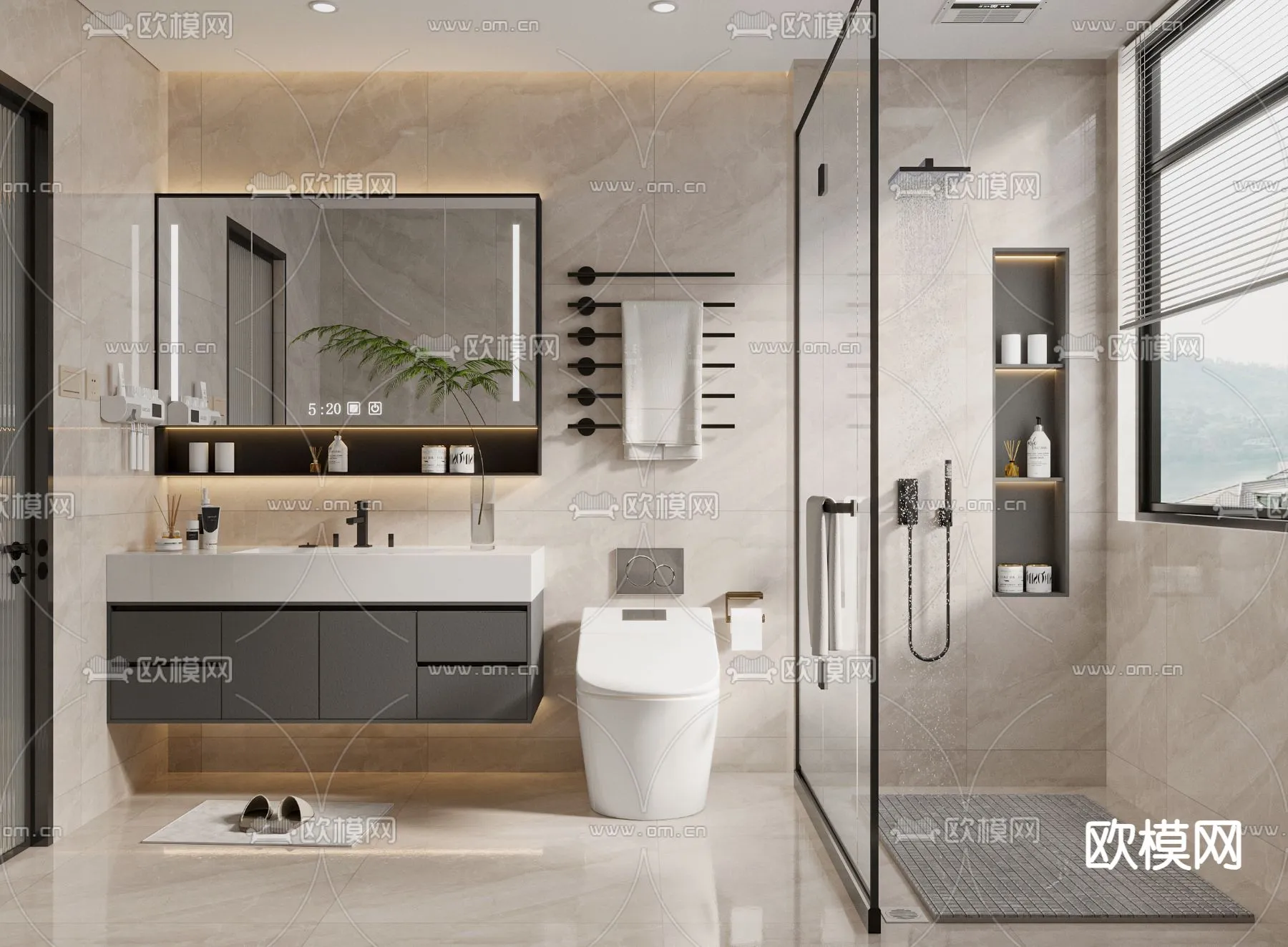 BATHROOM SETS – VRAY / CORONA – 3D MODEL – 2276 BATHROOM SETS – VRAY / CORONA – 3D MODEL – 2276