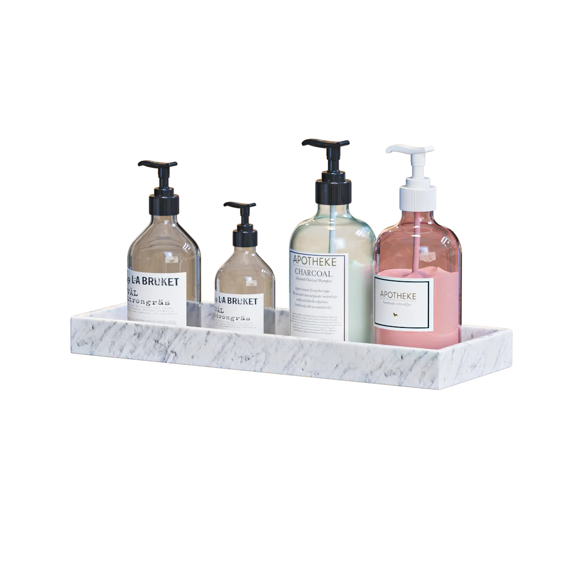bathroom – Shampoos collection 3D Model