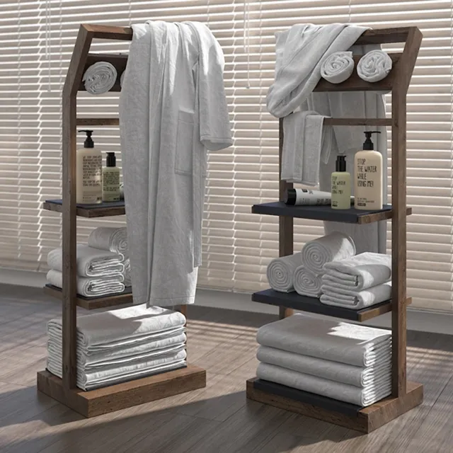 bathroom – Shelves for bathroom wooden 3D Model bathroom – Shelves for bathroom wooden 3D Model