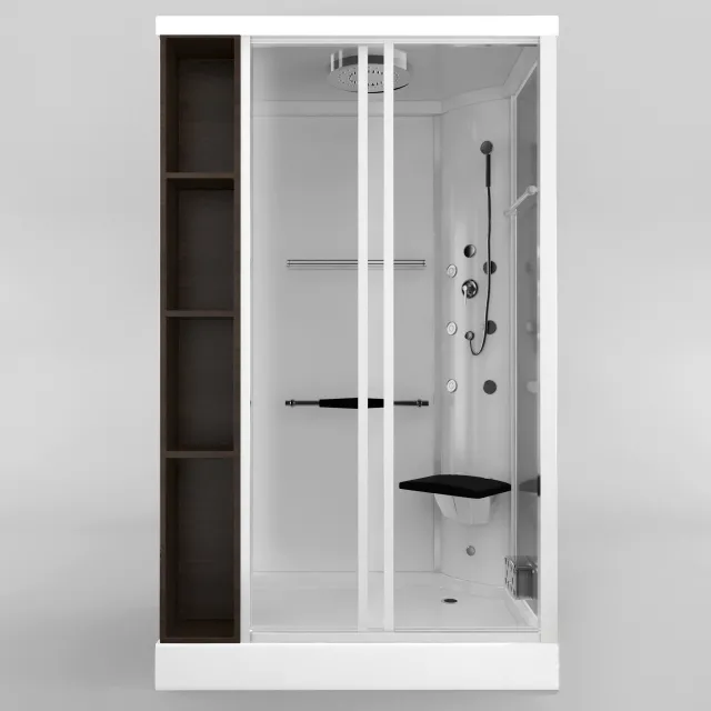 bathroom – Shower cabin 100 3D Model
