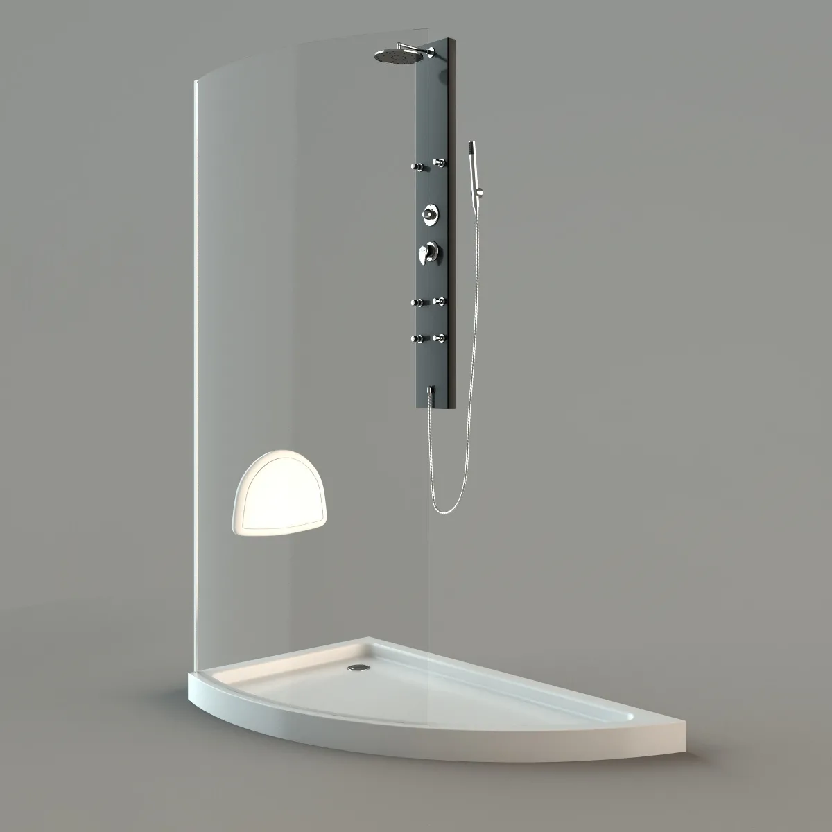 bathroom – Shower cabin 28 3D Model