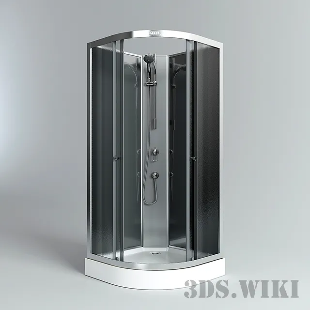bathroom – Shower cabin Arcus AS-100 3D Model bathroom – Shower cabin Arcus AS-100 3D Model