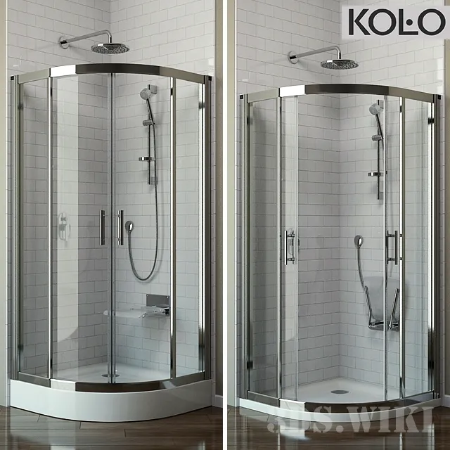 bathroom – Shower cabin Kolo Geo 6 3D Model bathroom – Shower cabin Kolo Geo 6 3D Model