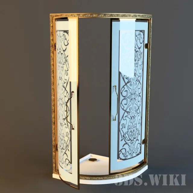 bathroom – Shower cabin Lineatre Tiffani 3D Model bathroom – Shower cabin Lineatre Tiffani 3D Model