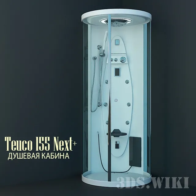 bathroom – Shower Cabin Teuco 155 Next + 3D Model bathroom – Shower Cabin Teuco 155 Next + 3D Model