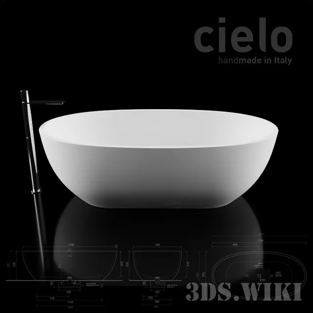 bathroom – SHUI COMFORT By Ceramica Cielo bathtub design by Paolo D’Arrigo 3D Model bathroom – SHUI COMFORT By Ceramica Cielo bathtub design by Paolo D’Arrigo 3D Model