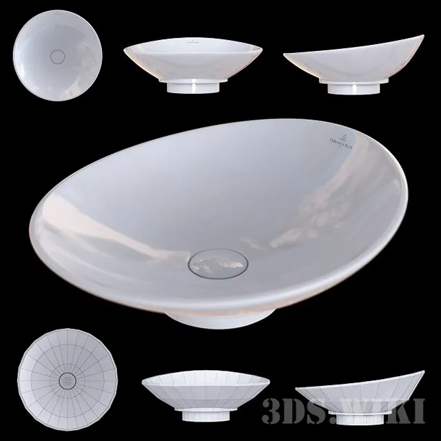 bathroom – Sink 411045R1 VILLEROY BOCH MY NATURE 3D Model bathroom – Sink 411045R1 VILLEROY BOCH MY NATURE 3D Model