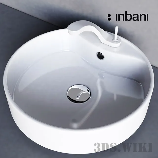bathroom – Sink and faucet Ametis Inbani 3D Model bathroom – Sink and faucet Ametis Inbani 3D Model