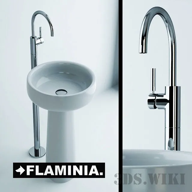bathroom – Sink Flaminia Bonola BN46A BN50C 3D Model
