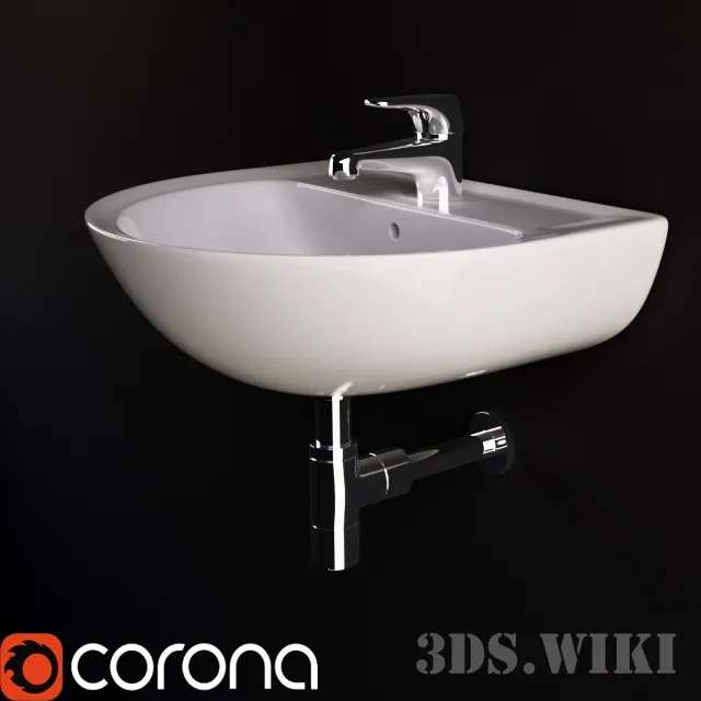 bathroom – Sink Ideal Standard Ecco 3D Model bathroom – Sink Ideal Standard Ecco 3D Model