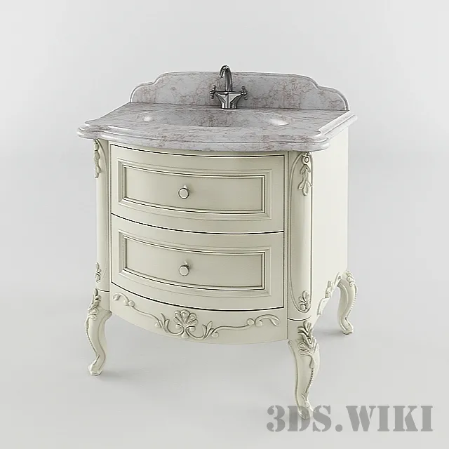 bathroom – Sink With Cabinet 3D Model bathroom – Sink With Cabinet 3D Model