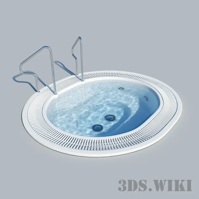 bathroom – Small bath – pool 3D Model