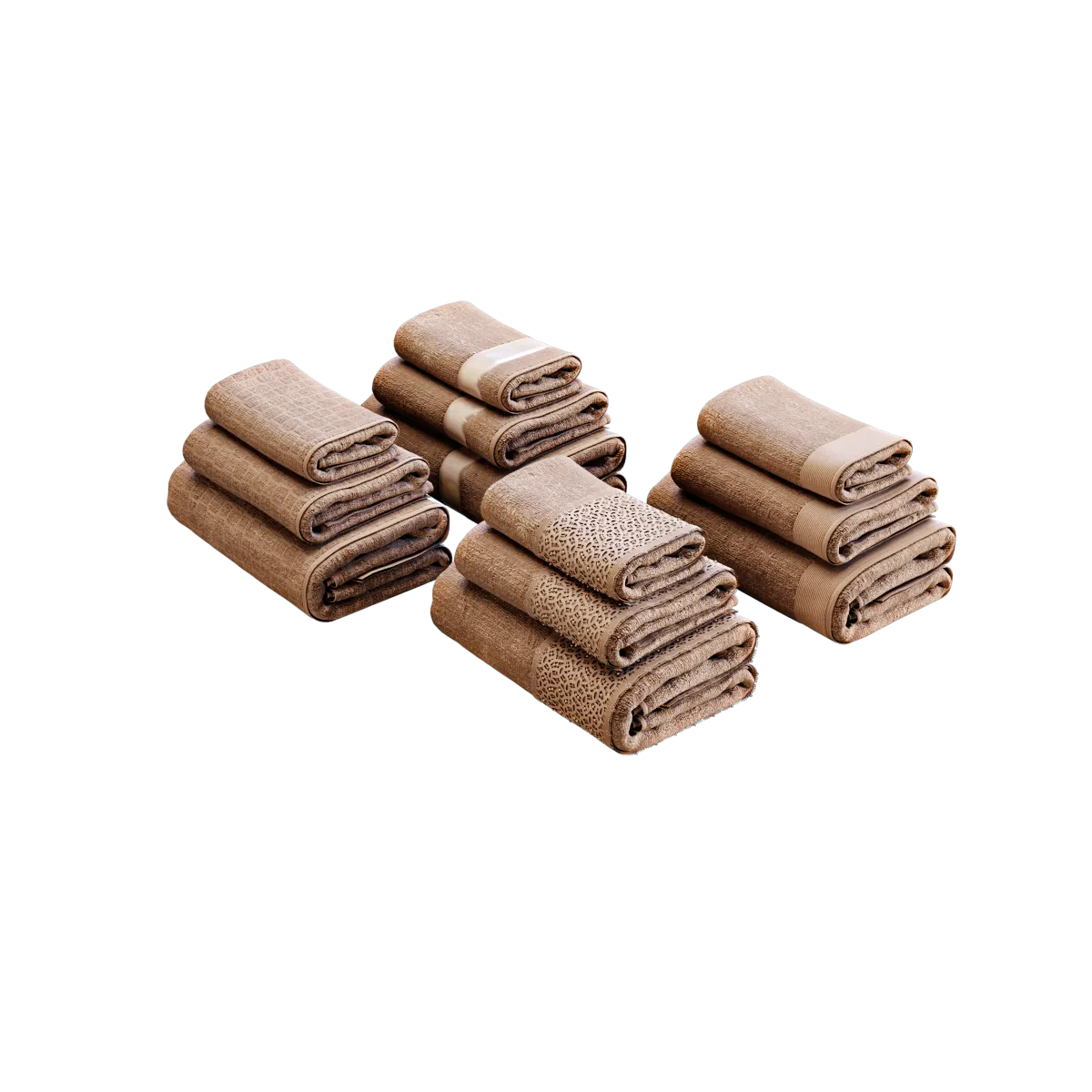 bathroom – Soft towels 3D Model
